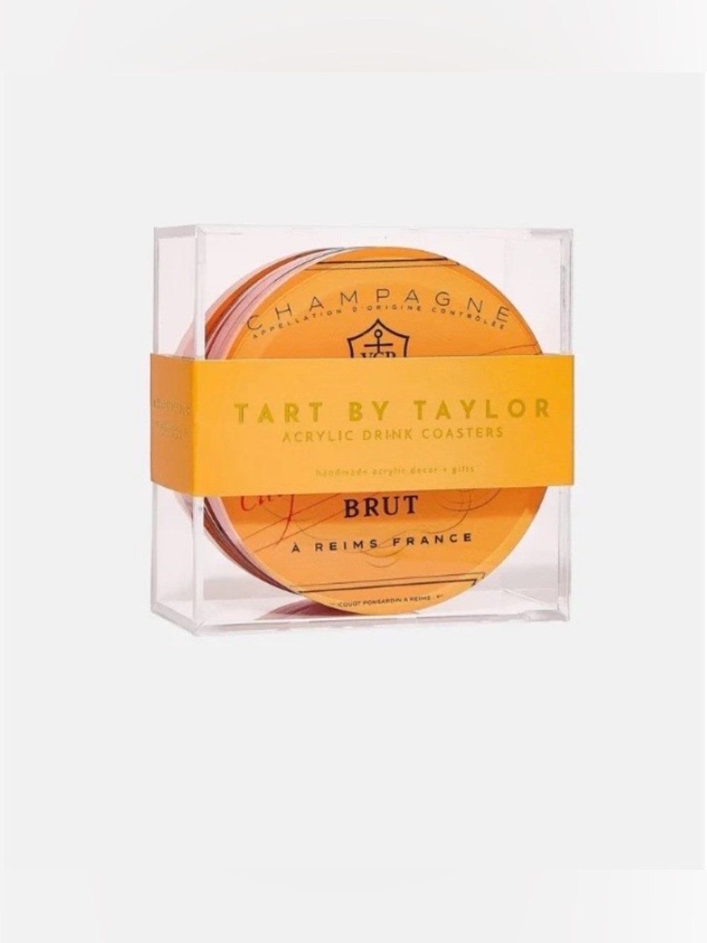 Pop The Bubbly Coasters- Set of 4. Pop The Bubbly Coasters bring instant celebra - Picture 4 of 12